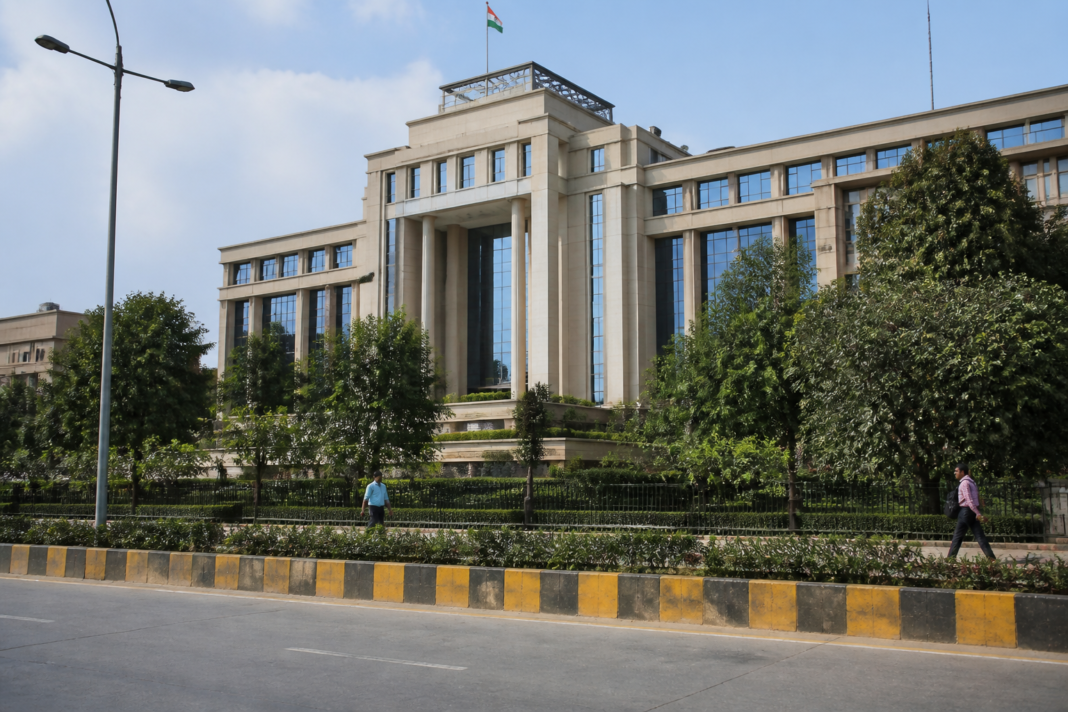 Thane Municipal Corporation headquarters representing the appointment of Dr Nitin Rathod as additional commissioner