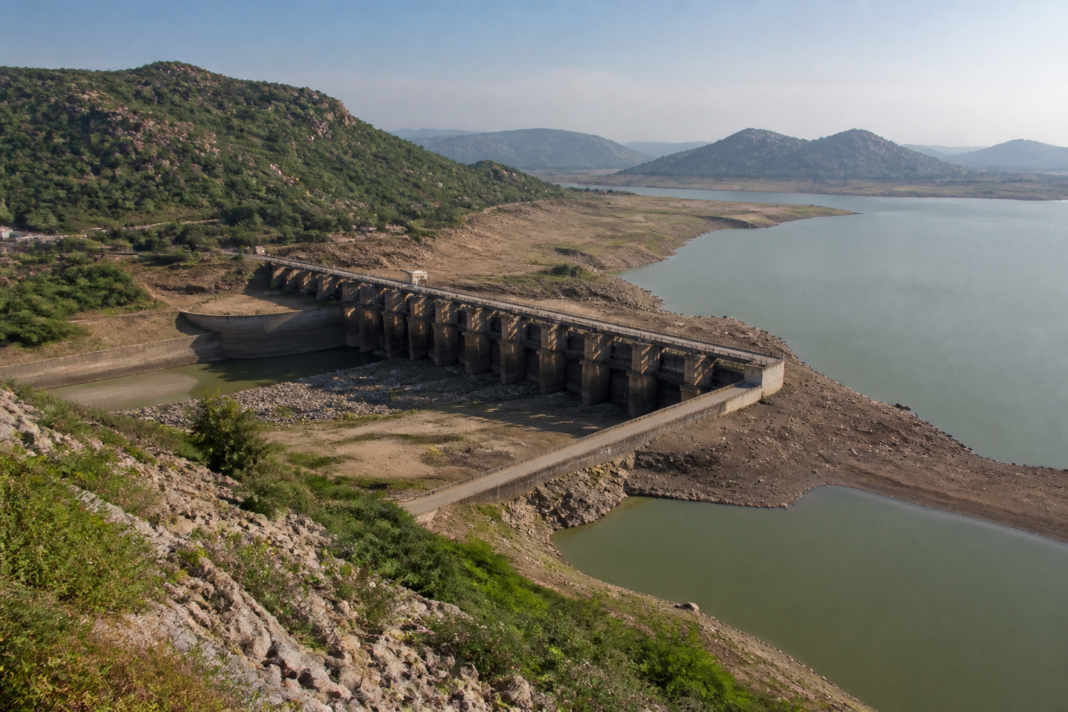 Reservoir water storage infrastructure in Karnataka linked to the Cauvery water release dispute