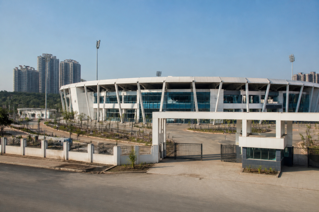 Exterior of a sports complex in Ulwe linked to a police complaint alleging membership fraud