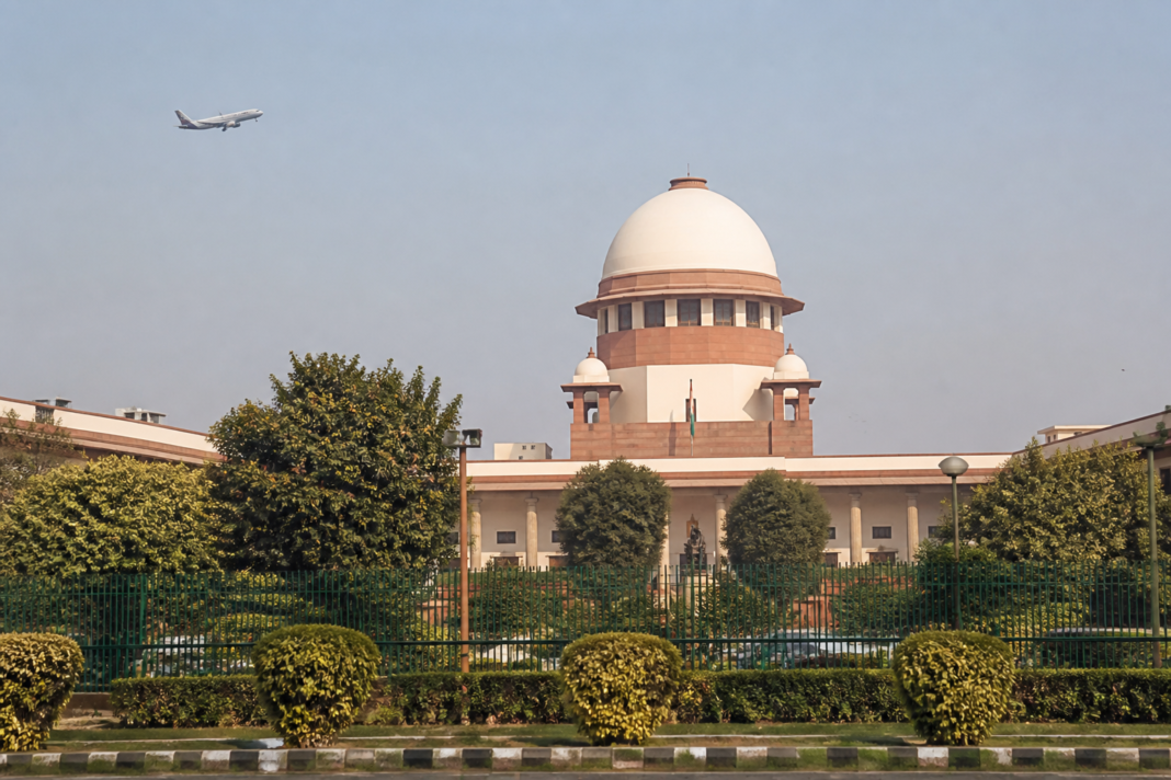 Supreme Court building representing an upcoming hearing on airfare regulation and passenger protection in India