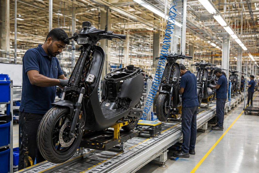 VinFast electric two-wheelers planned for local assembly at the company's Thoothukudi facility in Tamil Nadu