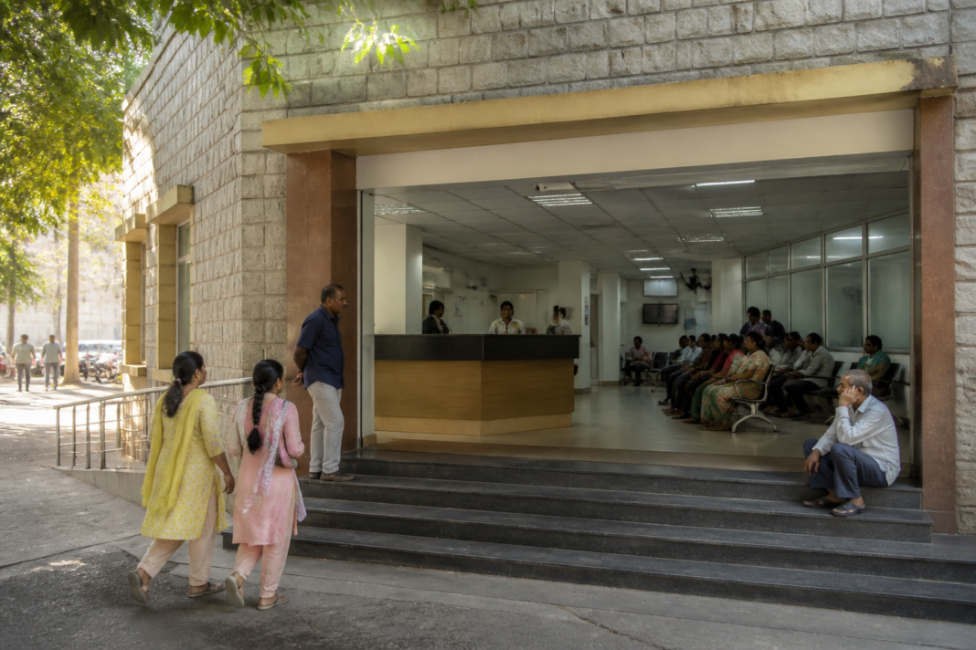 Bowring and Lady Curzon Hospital in Bengaluru, where a DNA desk is collecting samples from relatives of people missing after Nepal floods