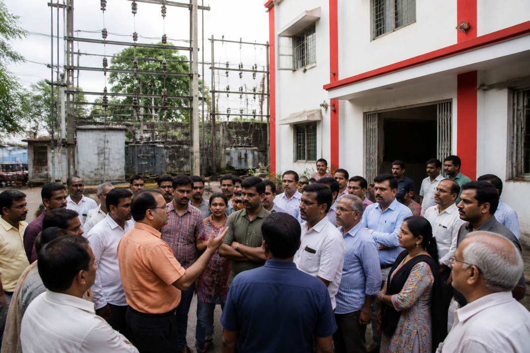 MSEDCL electricity office in Vasai-Virar where residents plan a march opposing smart meter installations