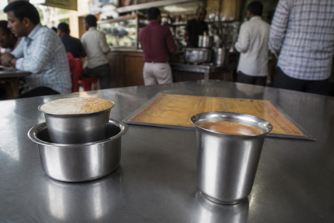 A cup of coffee and tea served at a Bengaluru hotel amid reported price increases