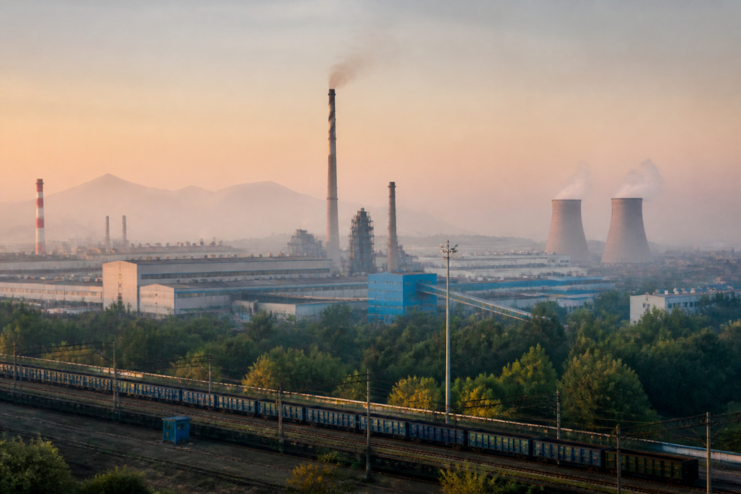 Industrial aluminium smelter complex in Anugul, Odisha, representing Nalco’s planned aluminium smelter expansion