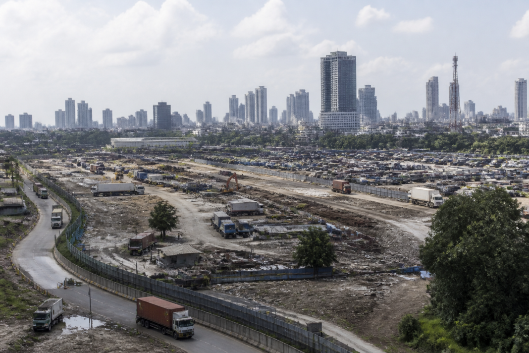 Wadala Truck Terminal area in Mumbai, where the NGT has restricted MMRDA plot allotment pending environmental clearance