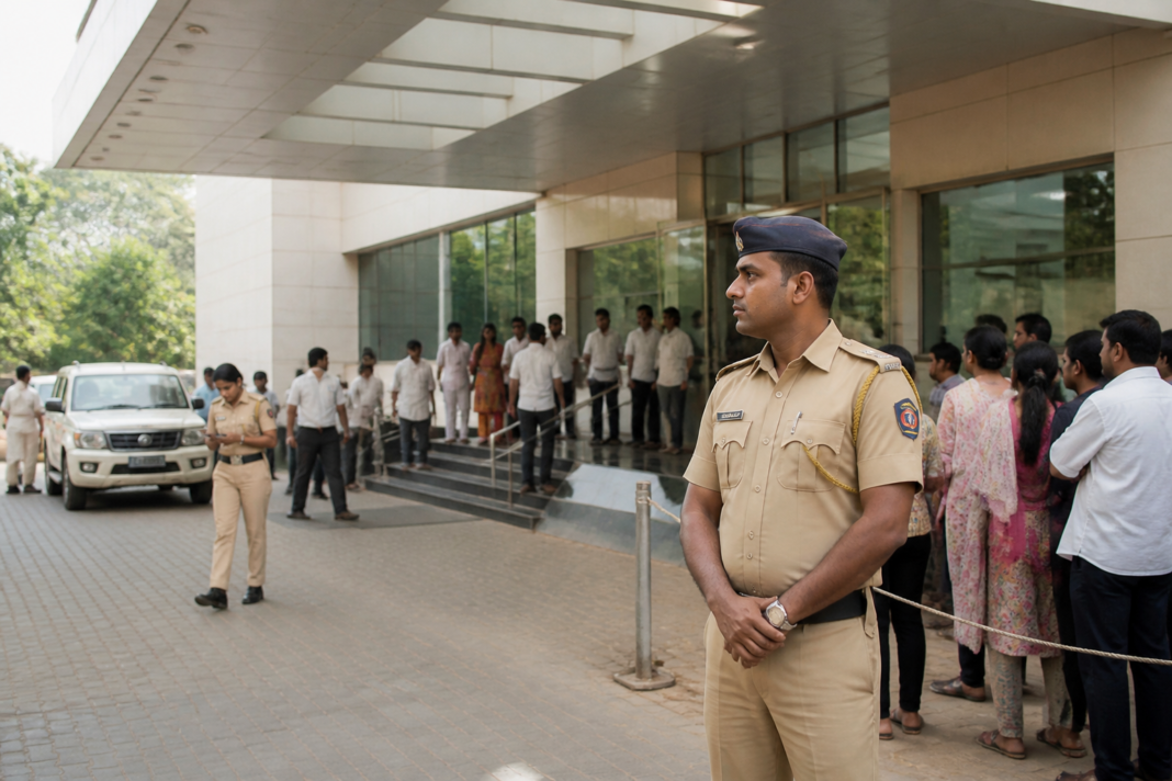 Entrance of a private hospital in Palghar linked to a case before the Bombay High Court