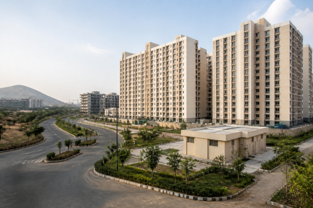 CIDCO housing scheme homes in a planned Navi Mumbai node