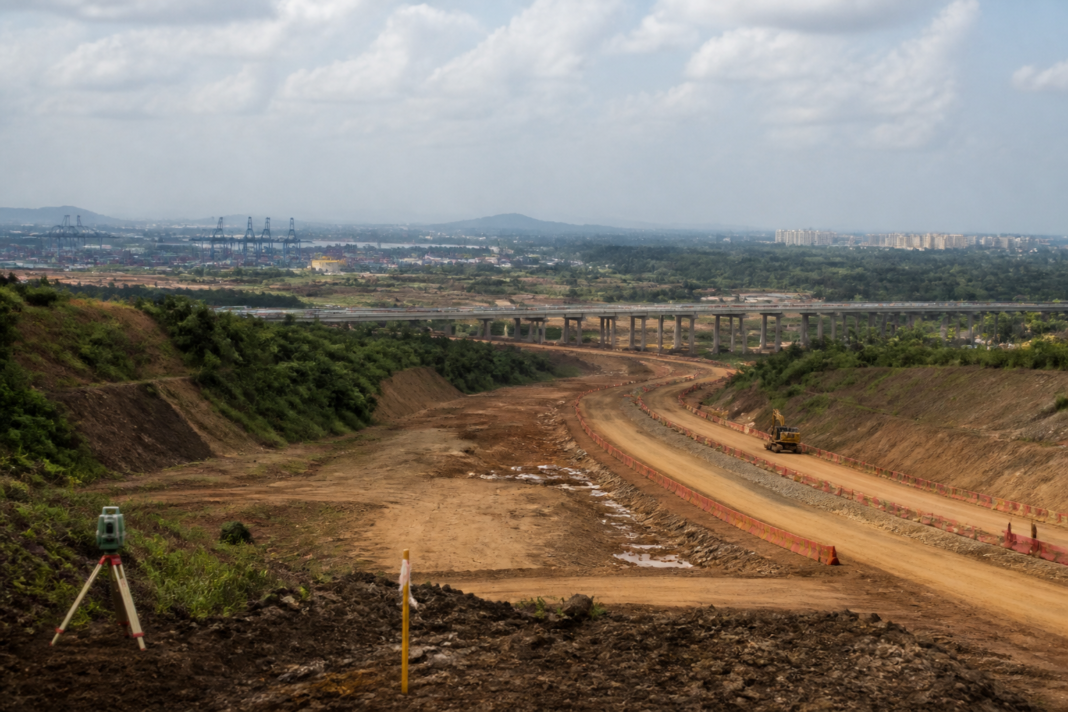 Proposed Morbe-Kalamboli highway corridor connecting Maharashtra’s road network towards JNPA