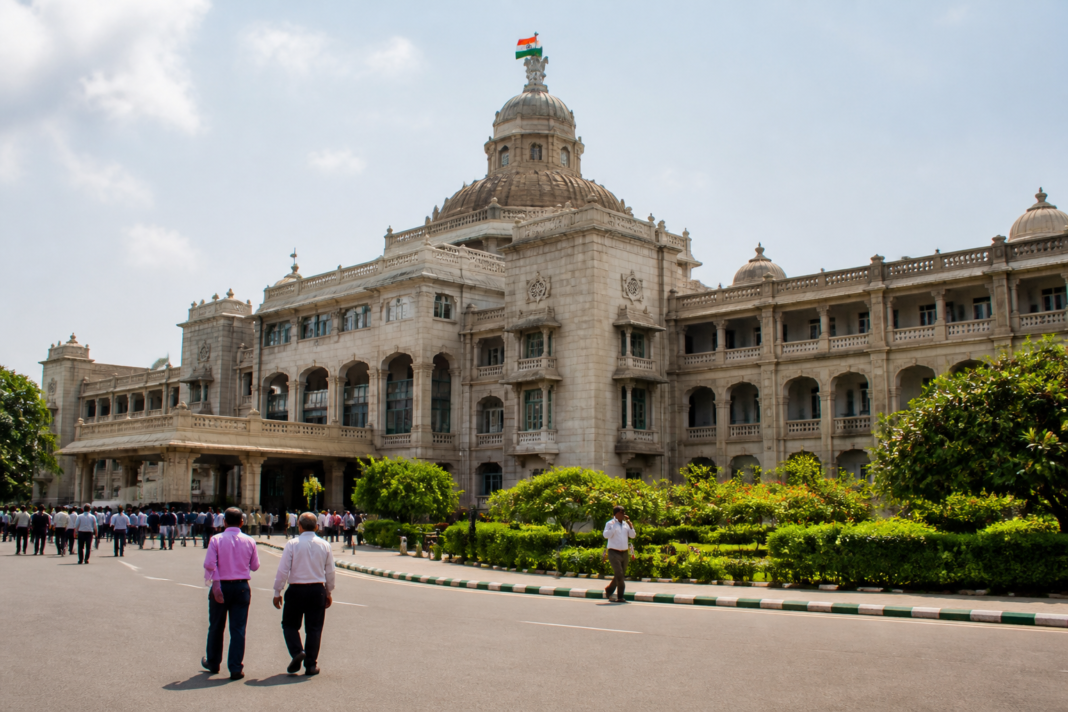 Karnataka government administrative building representing the latest IAS transfers and new urban governance appointments
