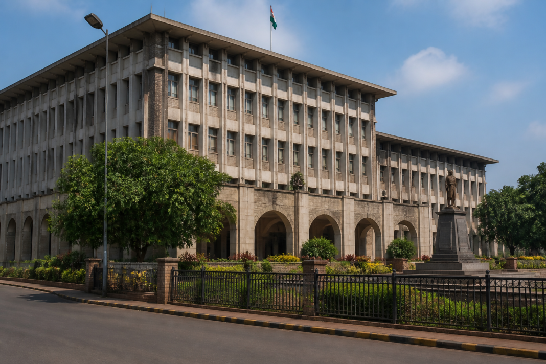 Pune Municipal Corporation building representing the debate over property tax waiver powers
