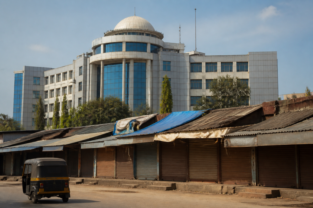 Vasai-Virar municipal corporation building associated with the Paryushan meat closure notice