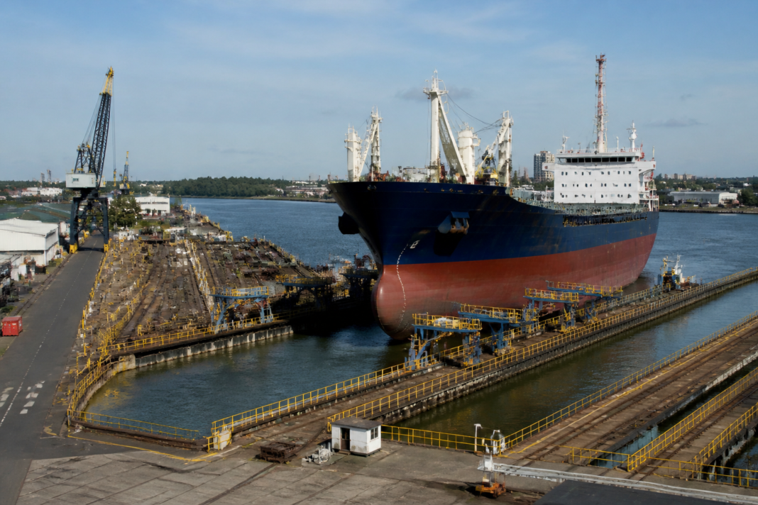 International Ship Repair Facility at Willingdon Island in Kochi with a vessel repair berth and ship lift infrastructure