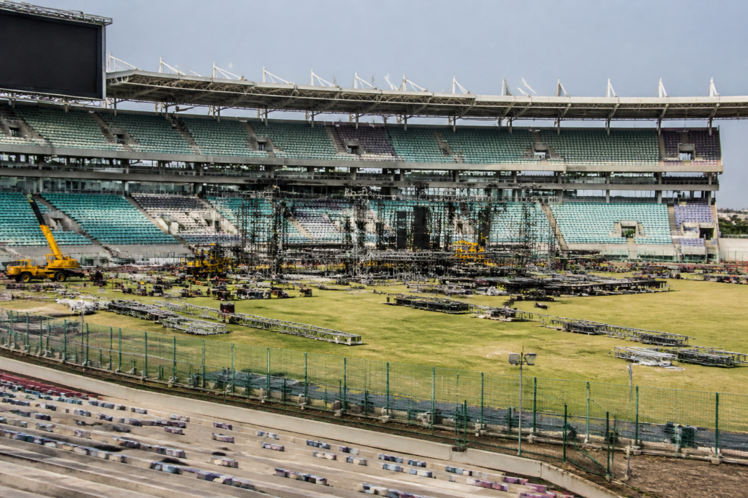 Eden Gardens stadium in Kolkata, which will be under government control for a Mahalaya event