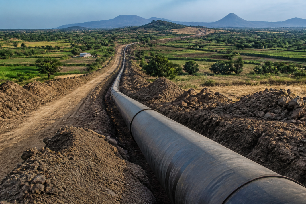 Pavana closed pipeline project and water infrastructure serving Pimpri-Chinchwad near Pune