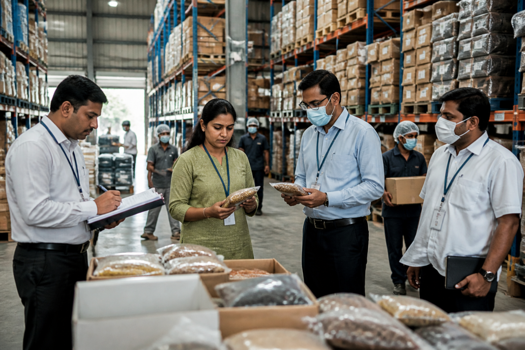 Amazon fulfilment warehouse in Bengaluru associated with a Karnataka food safety inspection