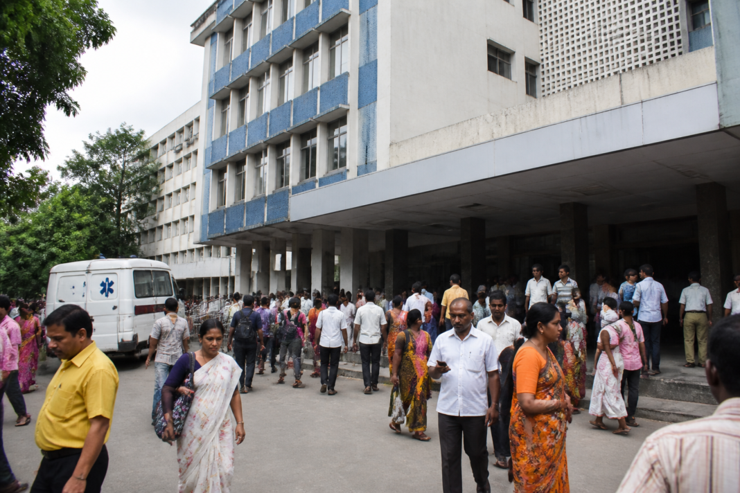 Cooper Hospital building in Mumbai, representing the BMC's planned staffing expansion and public healthcare services