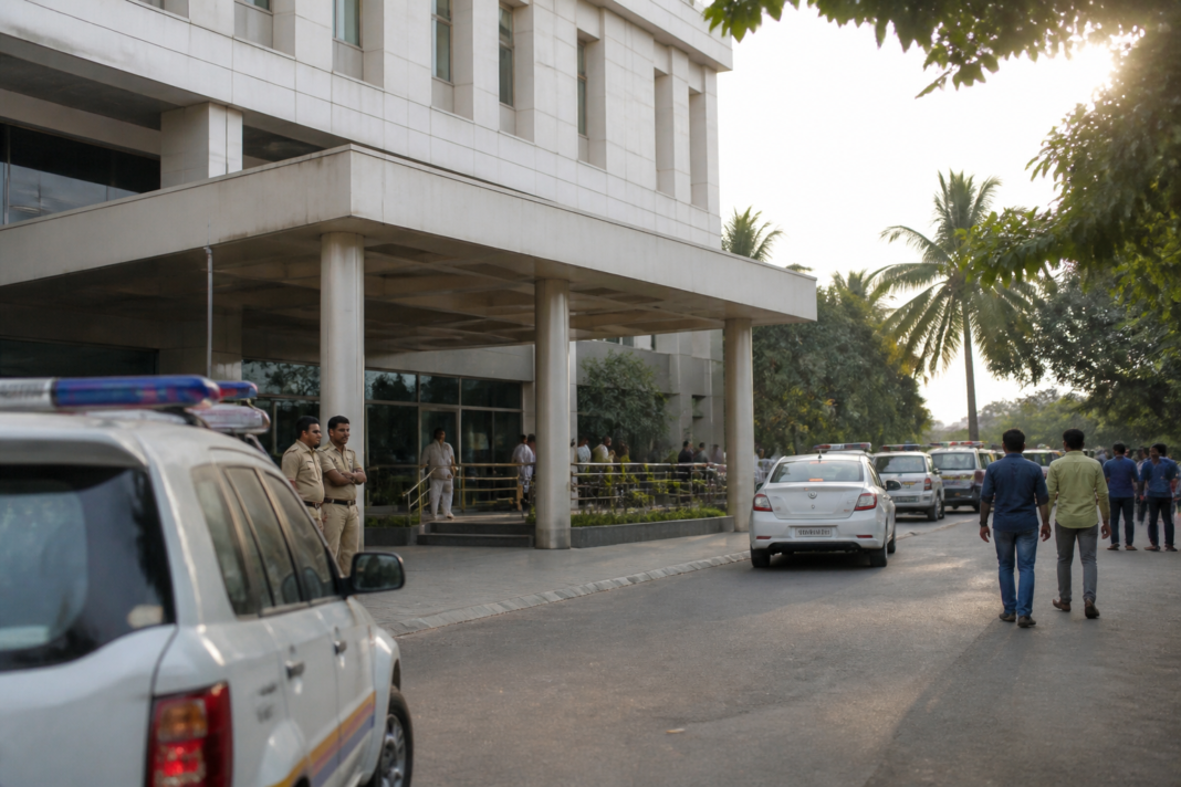 Exterior of a hospital in Palghar associated with the hospital assault case criticised by the Bombay High Court