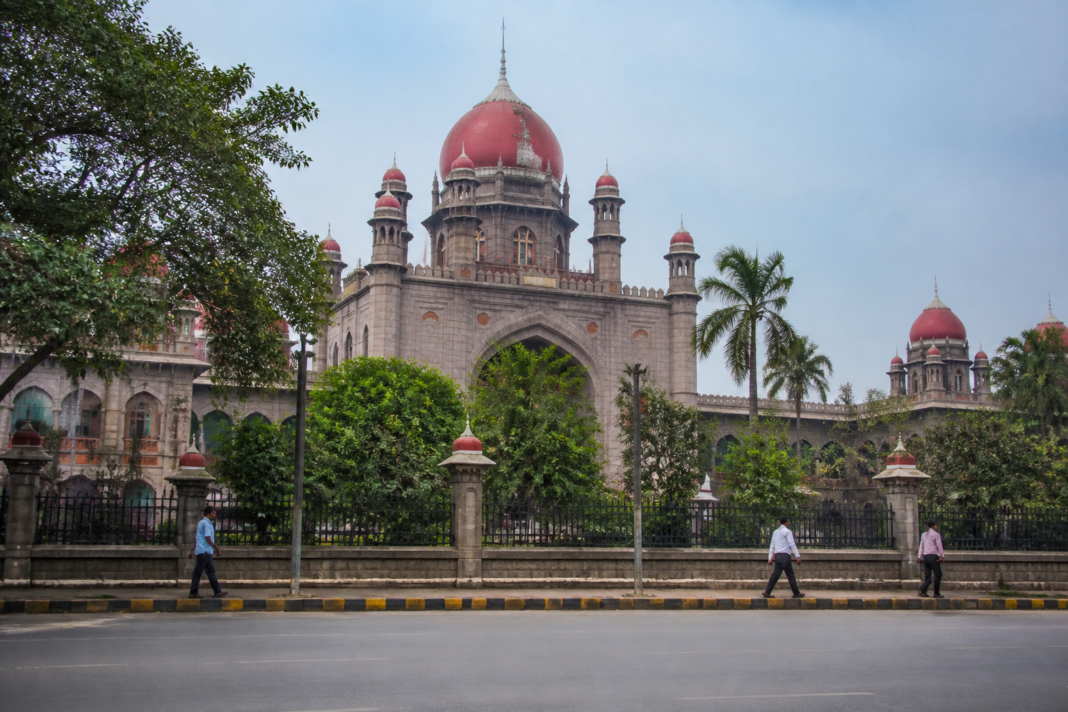 Telangana High Court building in Hyderabad in connection with a case on consumer commission appointments