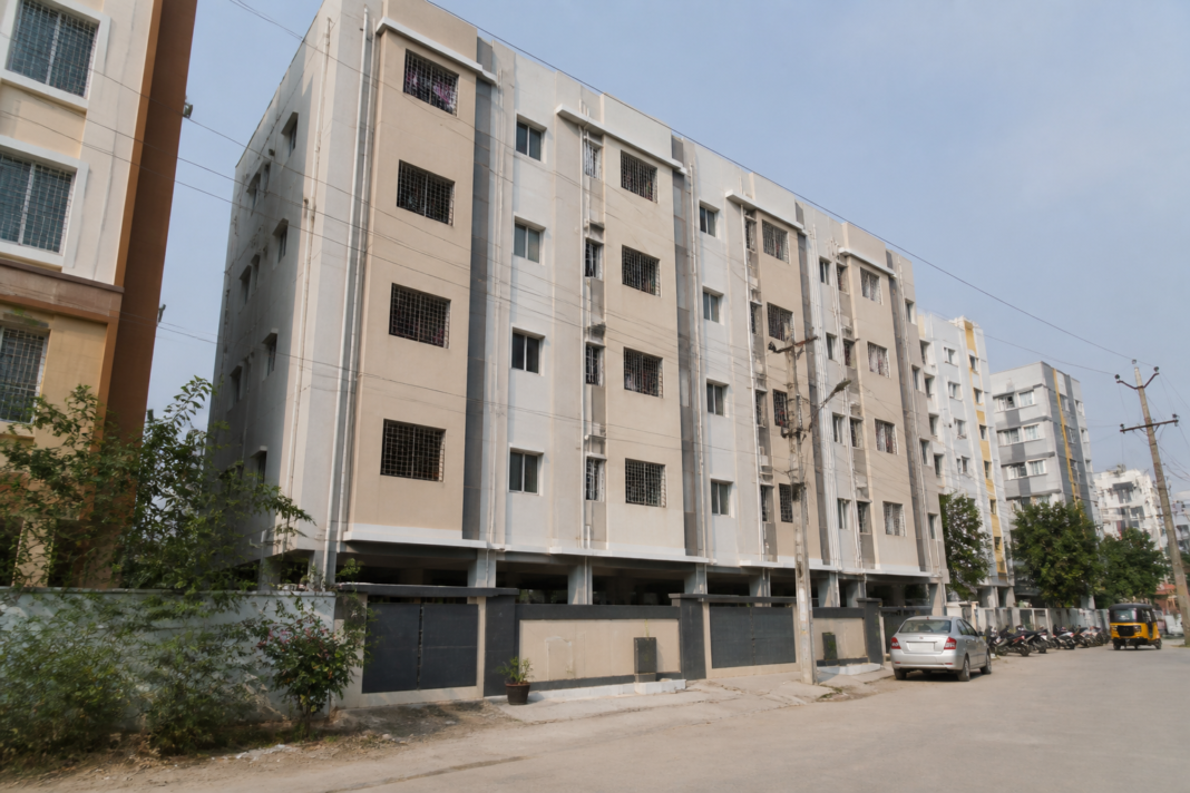 Hostel building in Hyderabad subject to HYDRAA safety inspections