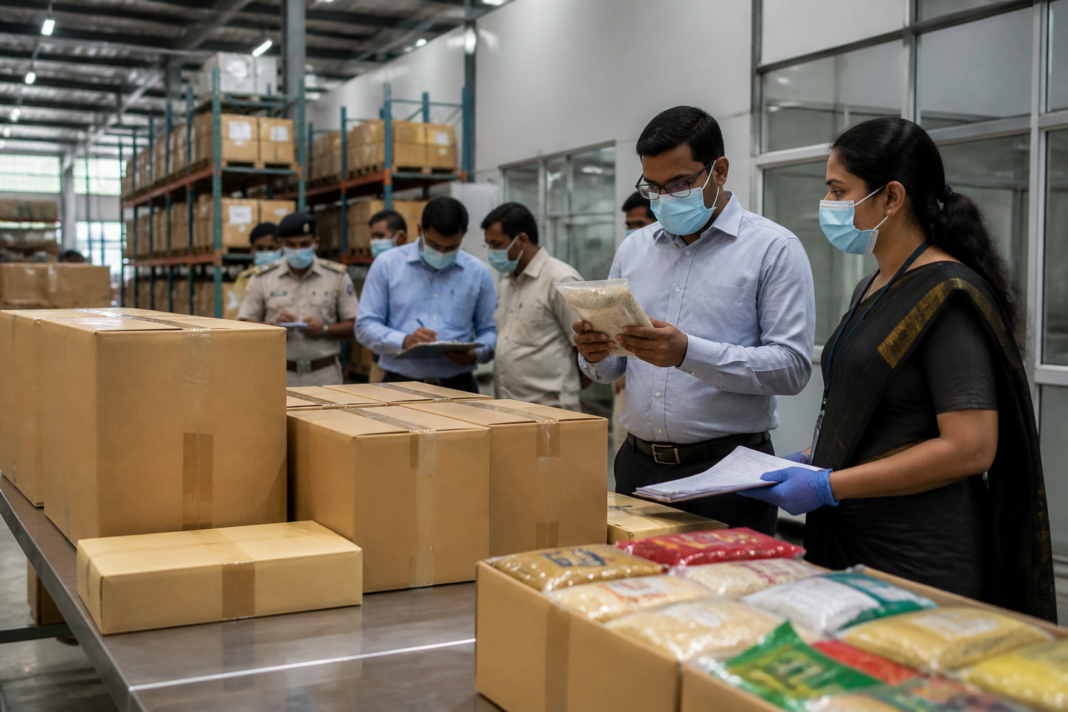 Amazon fulfilment warehouse in Bengaluru under food safety inspection