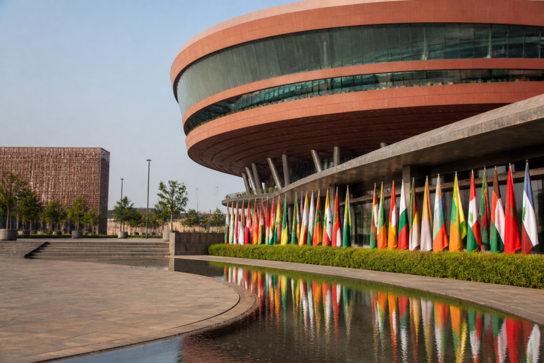 BRICS Summit India venue in New Delhi prepared for leaders from the expanded economic grouping