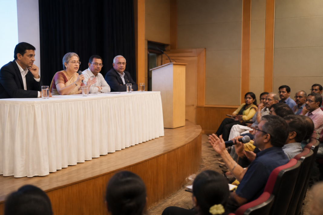 Seminar on noise pollution and unauthorised mandaps in Thane with civic and legal officials