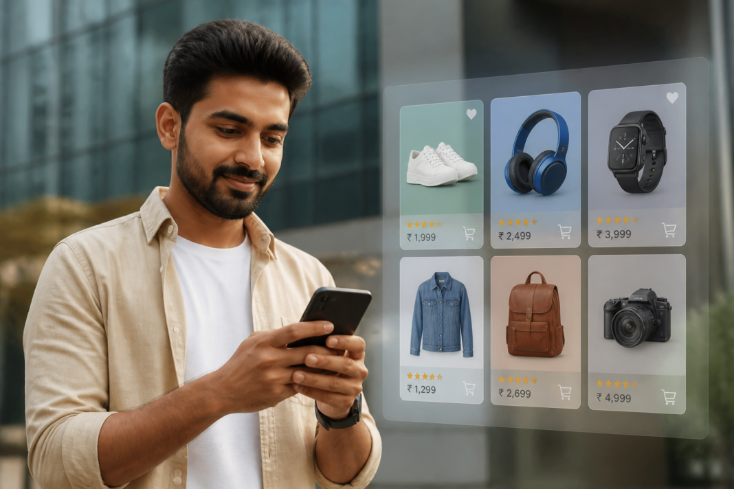 Online shopping interface representing India’s amended e-commerce rules on consumer protection and transparent pricing
