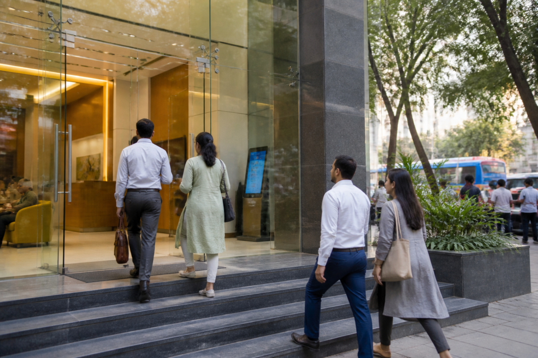 Punjab National Bank branch exterior representing PNB's wealth management and credit-card expansion
