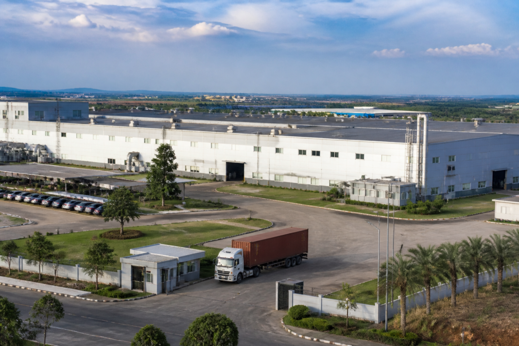 Sri City aerospace manufacturing facility in Andhra Pradesh with industrial buildings and production infrastructure