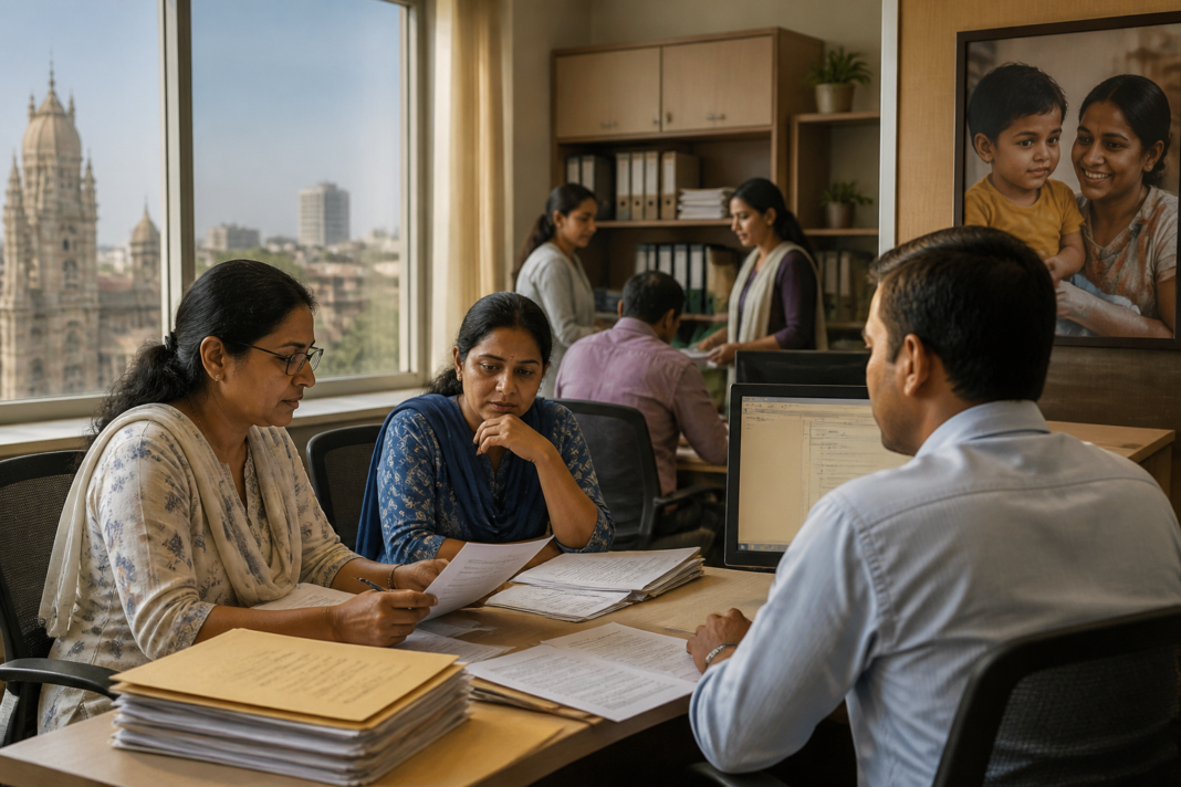 Mumbai adoption process completed for 25 children through the district administration