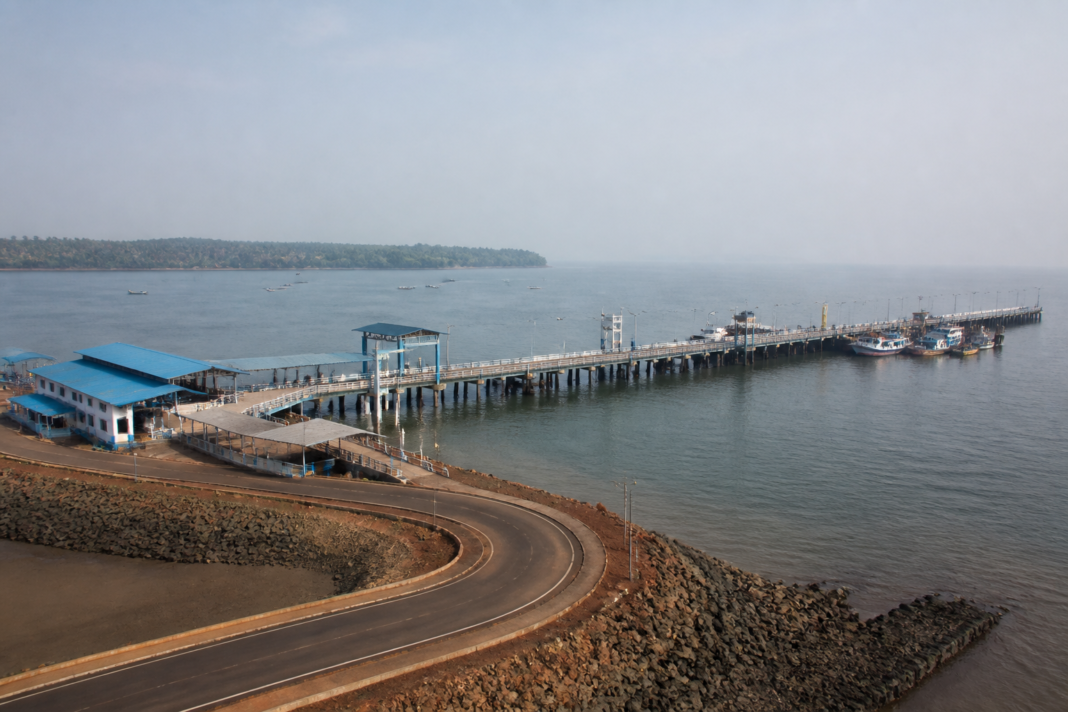 Coastal passenger jetty and approach infrastructure in Maharashtra’s Konkan region