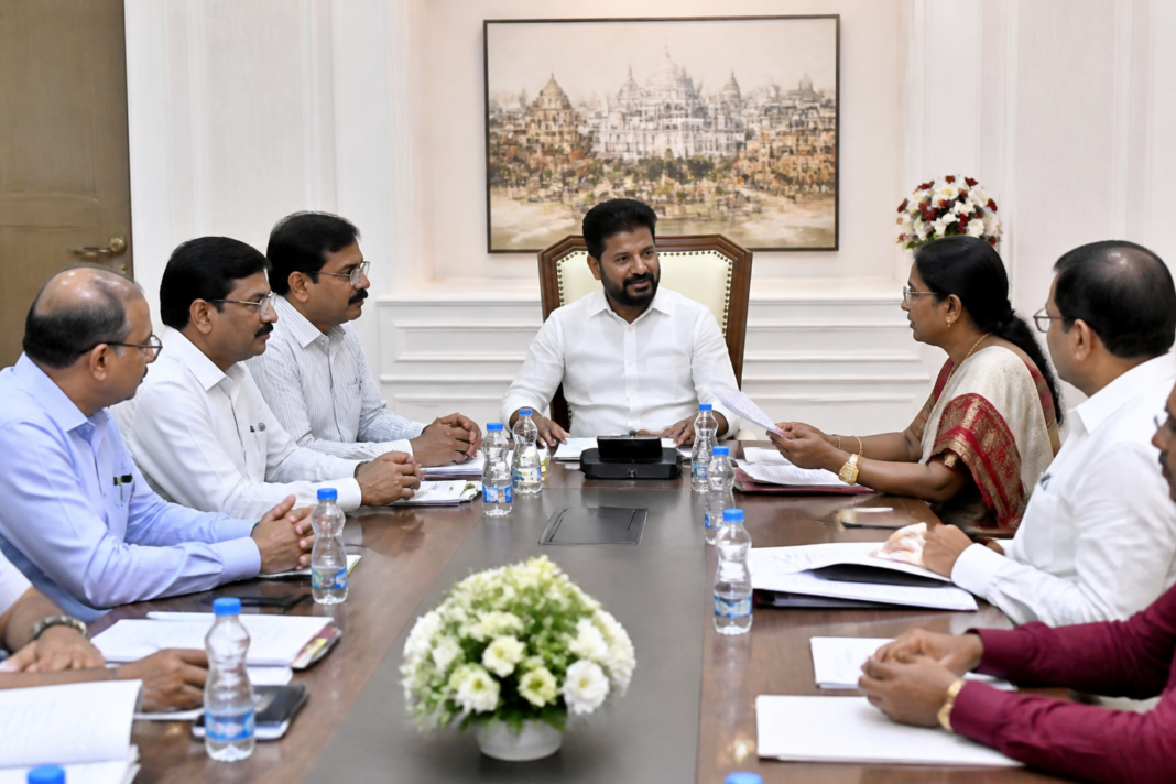 Telangana government employees’ delegation meeting Chief Minister A Revanth Reddy at the Assembly in Hyderabad