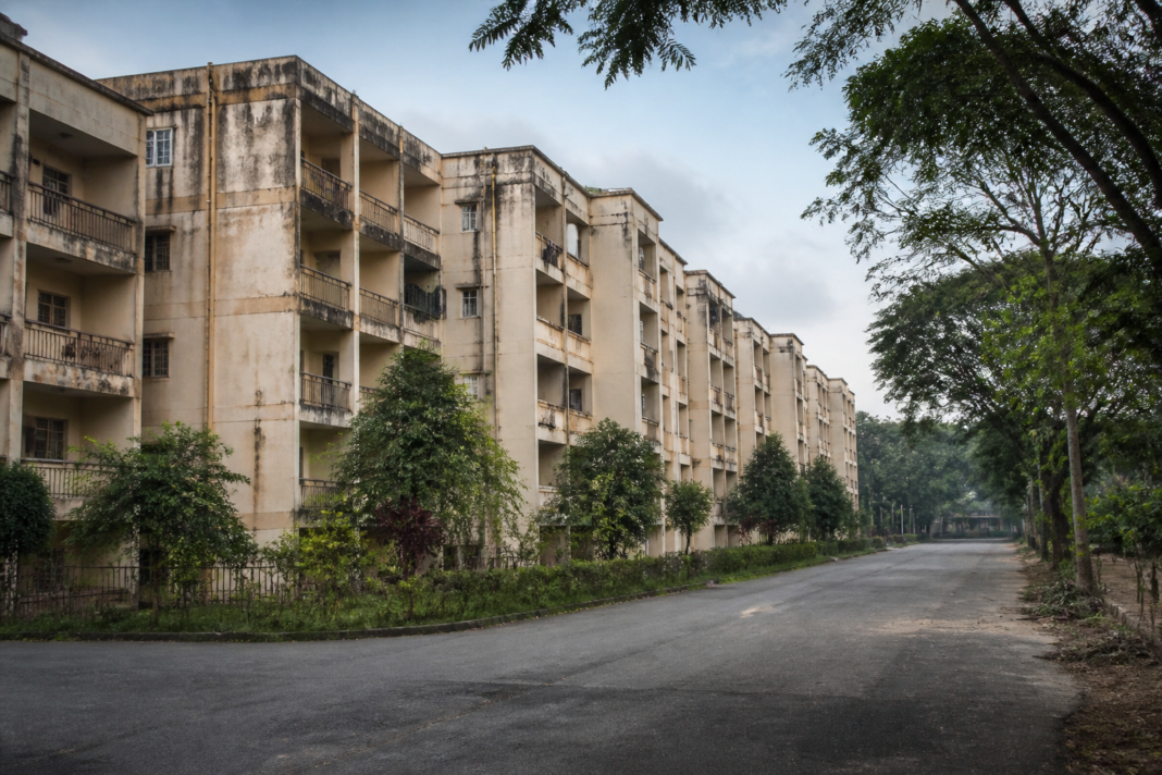 NBMCH staff quarters on the North Bengal Medical College campus