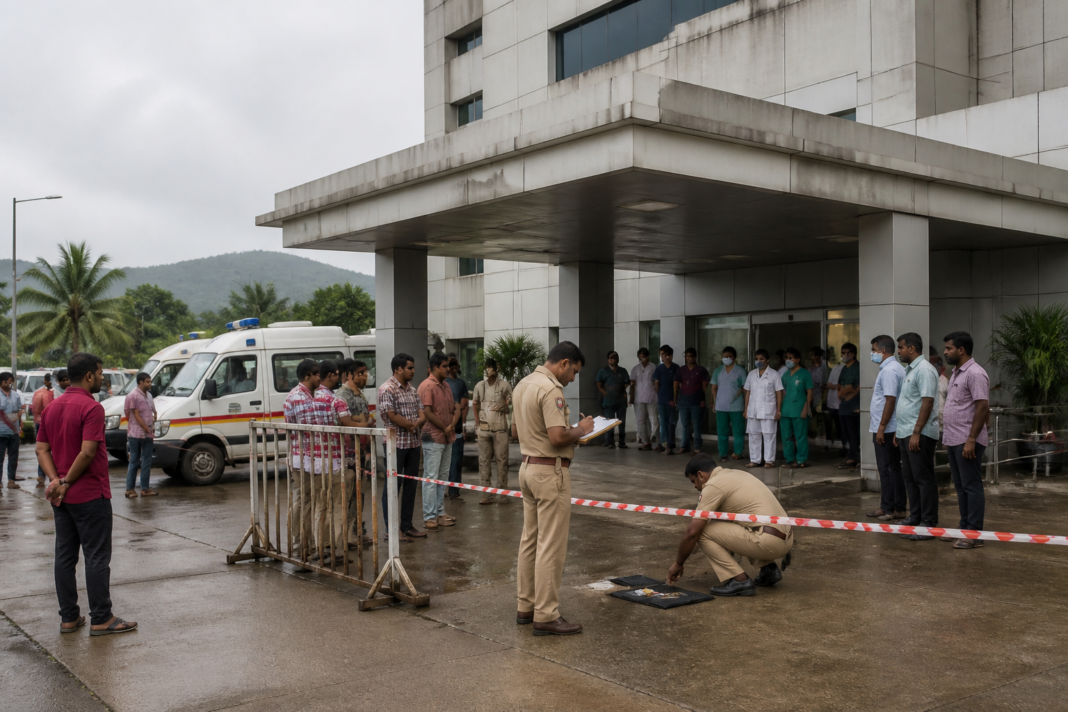 Palghar hospital case involving a police investigation and Bombay High Court scrutiny