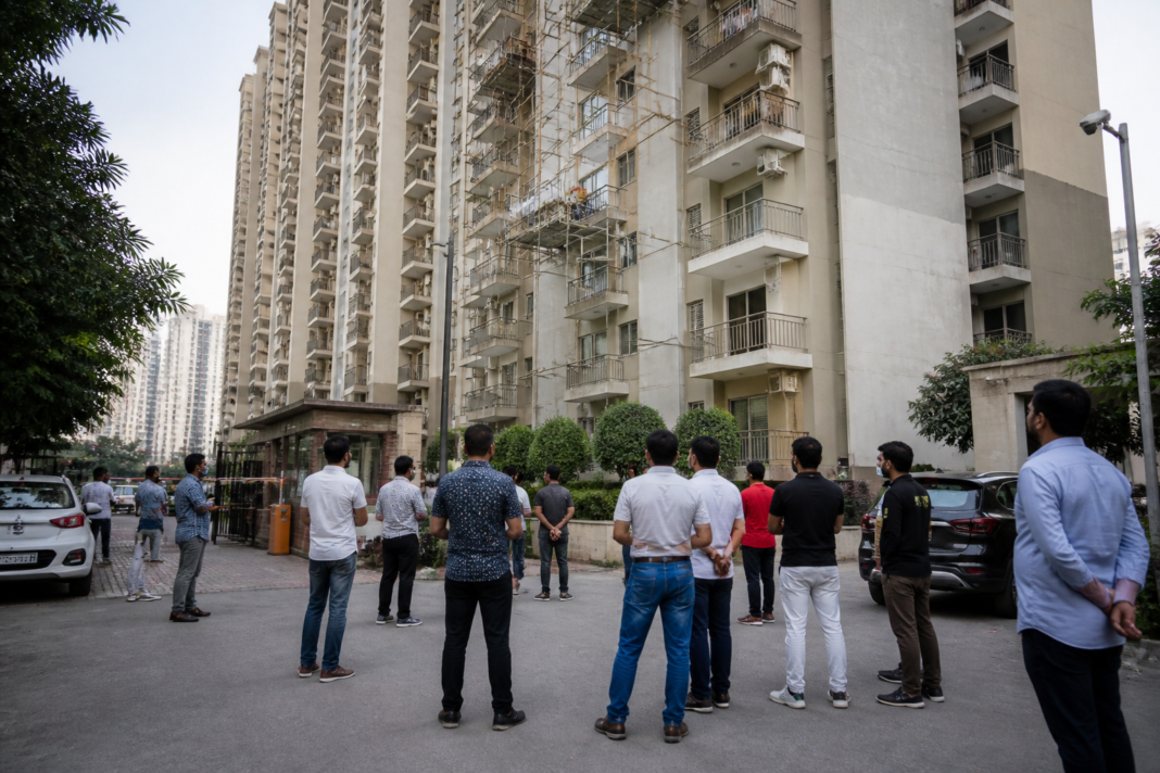 Great Value Sharanam Society in Noida linked to a dispute over maintenance and painting work