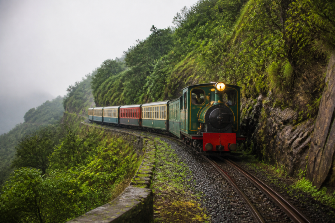 Neral-Matheran railway winding through the Sahyadri hills towards Matheran