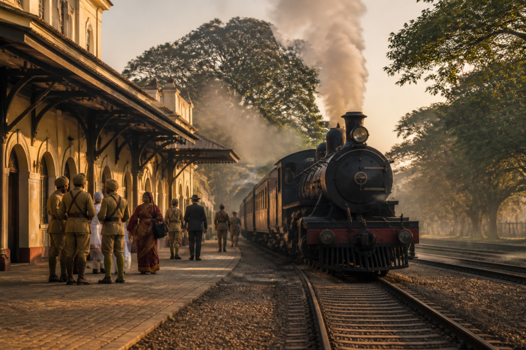 Bengaluru railway history represented by a historic train route linking Cantonment and Jolarpettai