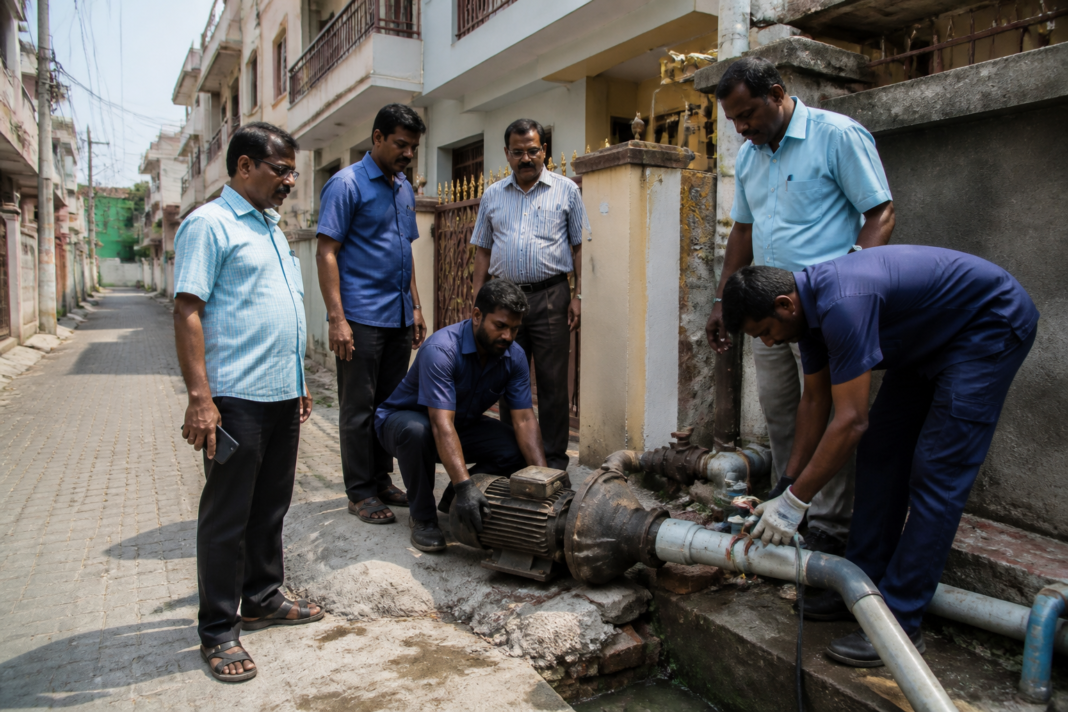 Metrowater officials seize illegal water motors connected to Chennai drinking-water pipelines