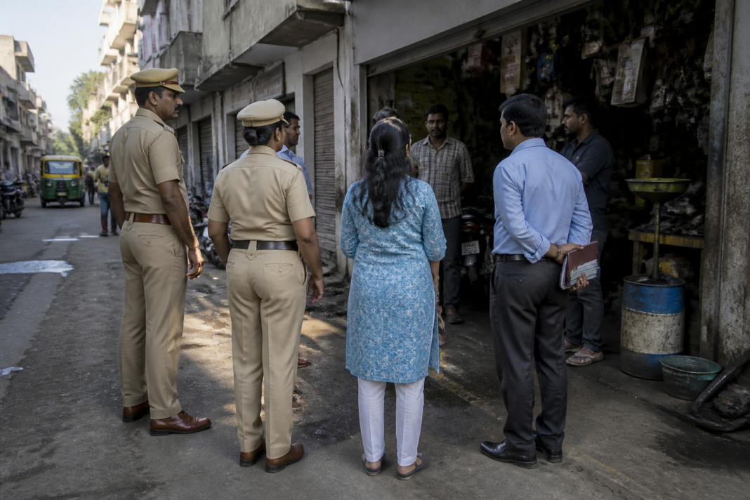 Karnataka child labour crackdown inspection at an urban workplace in Bengaluru
