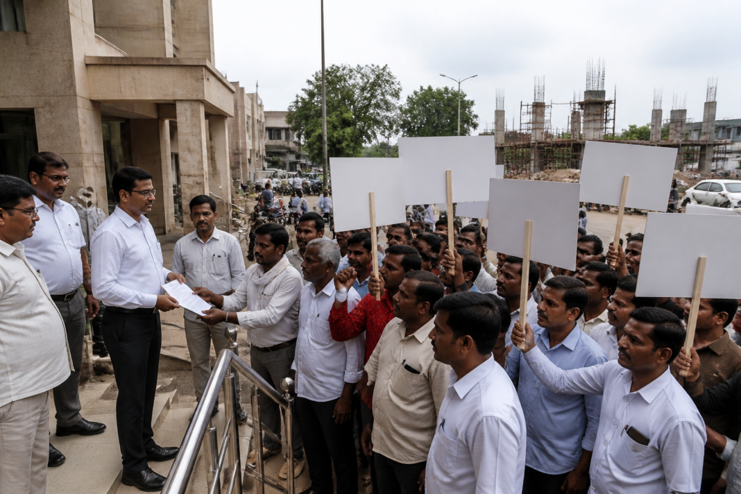 Hingoli development projects protest led by Ambadas Danve in Maharashtra