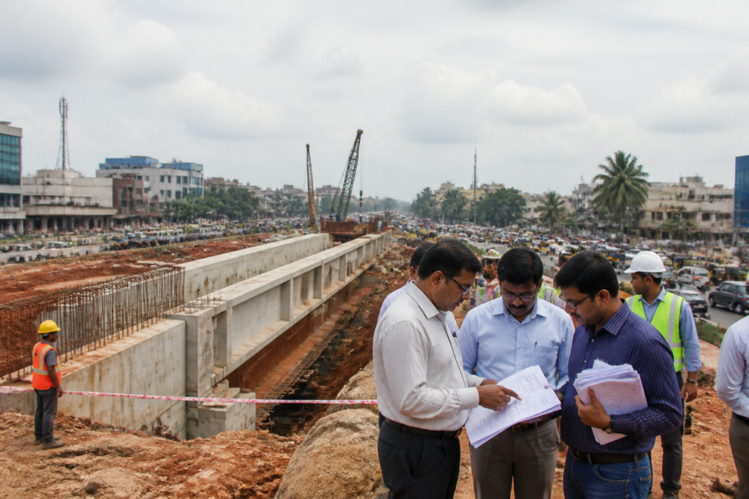 Karnataka PWD tender row involving a government infrastructure project and political scrutiny