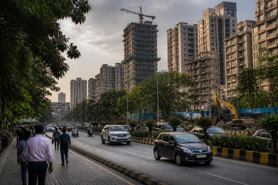 Navi Mumbai FSI warning involving high-rise development and urban infrastructure