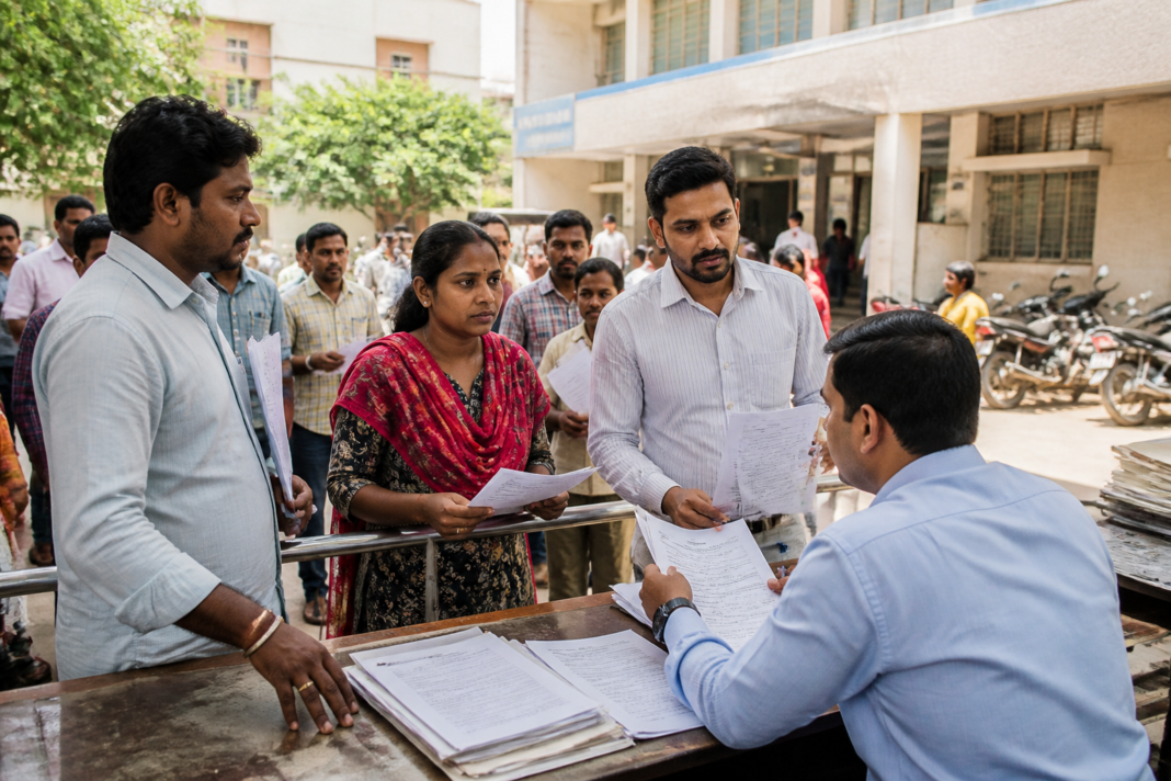 Indiramma Towers housing beneficiaries awaiting allotment letters in Hyderabad