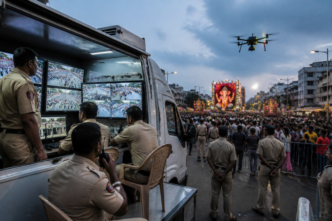Malkajgiri AI drones and CCTV surveillance planned for Hyderabad Ganesh festival security