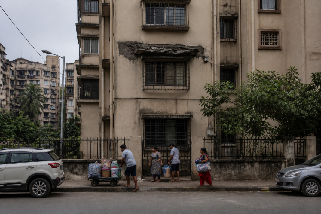Vashi building slab collapse at an ageing CIDCO residential building in Navi Mumbai