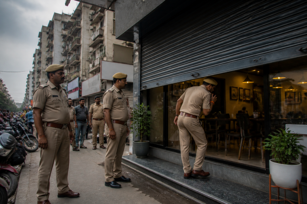 Ghaziabad cafe owner FIR case involving a cafe in Indirapuram