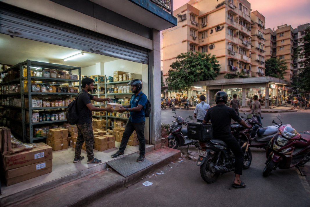 Amazon Now quick-commerce fulfilment centre supporting rapid deliveries in an Indian city