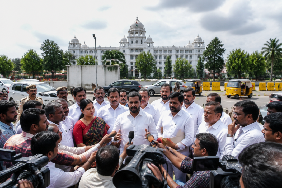 CURE Act Telangana debate involving Hyderabad civic administration and Assembly opposition leaders