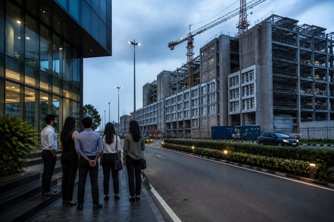 Oracle layoffs and AI infrastructure investment at a modern data centre